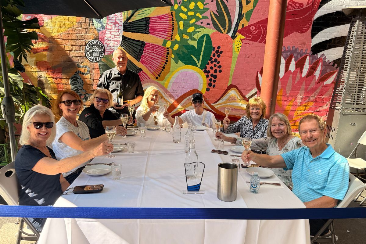 Lunch at Adelaide Central Market in South Australia