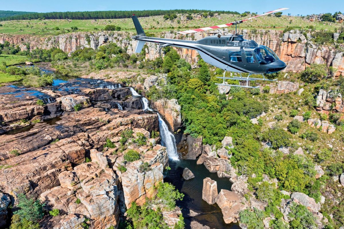 Helicopter Tour Over Mpumalanga in South Africa