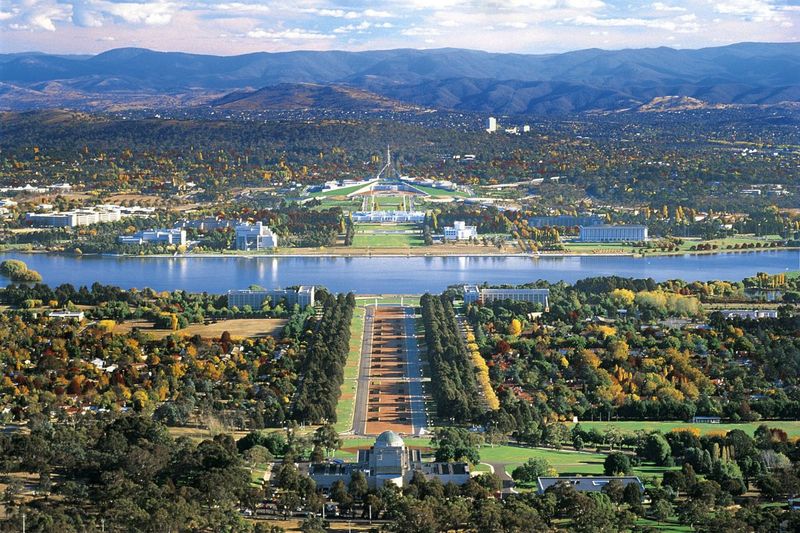 The scenic capital of Australia, Canberra
