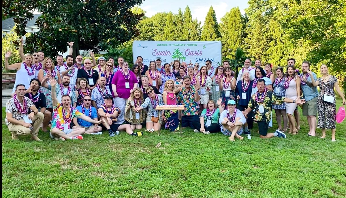 Our wonderful Swain Destinations family and partners.