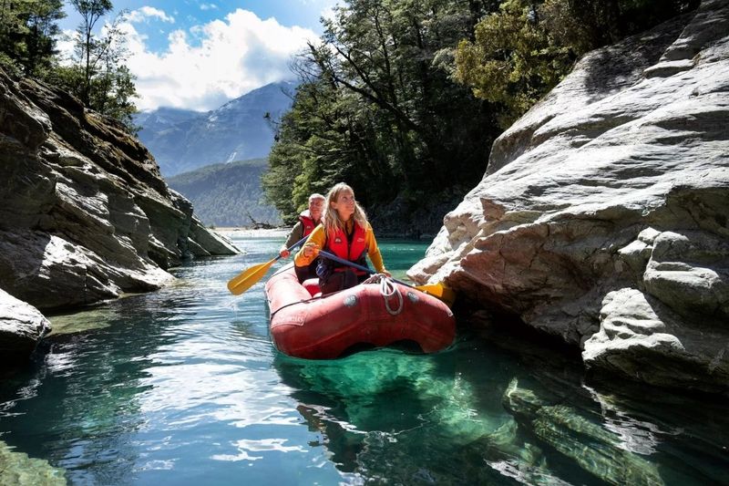 Funyak at Dart River