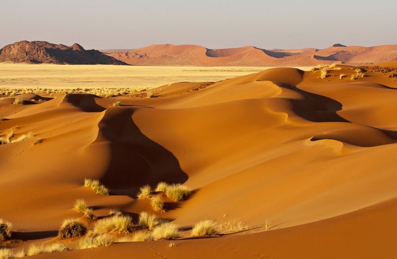 Aerial over the red dunes of Sossusvlei | Photo Credit: Wilderness Safaris