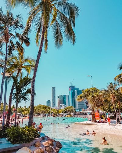 Streets Beach on the South Bank of the Brisbane River