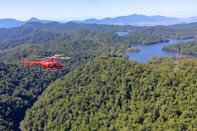 Helicopter tour over Daintree Rainforest
