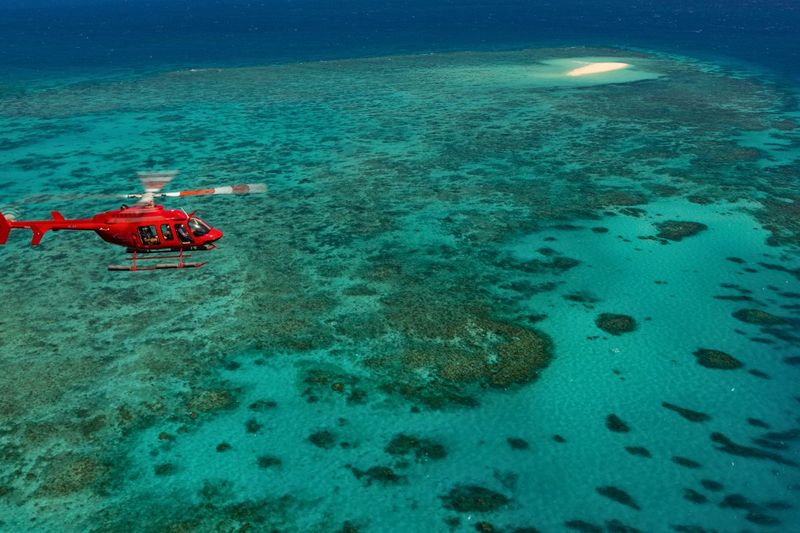 Nautilus helicopter tour of the Great Barrier Reef