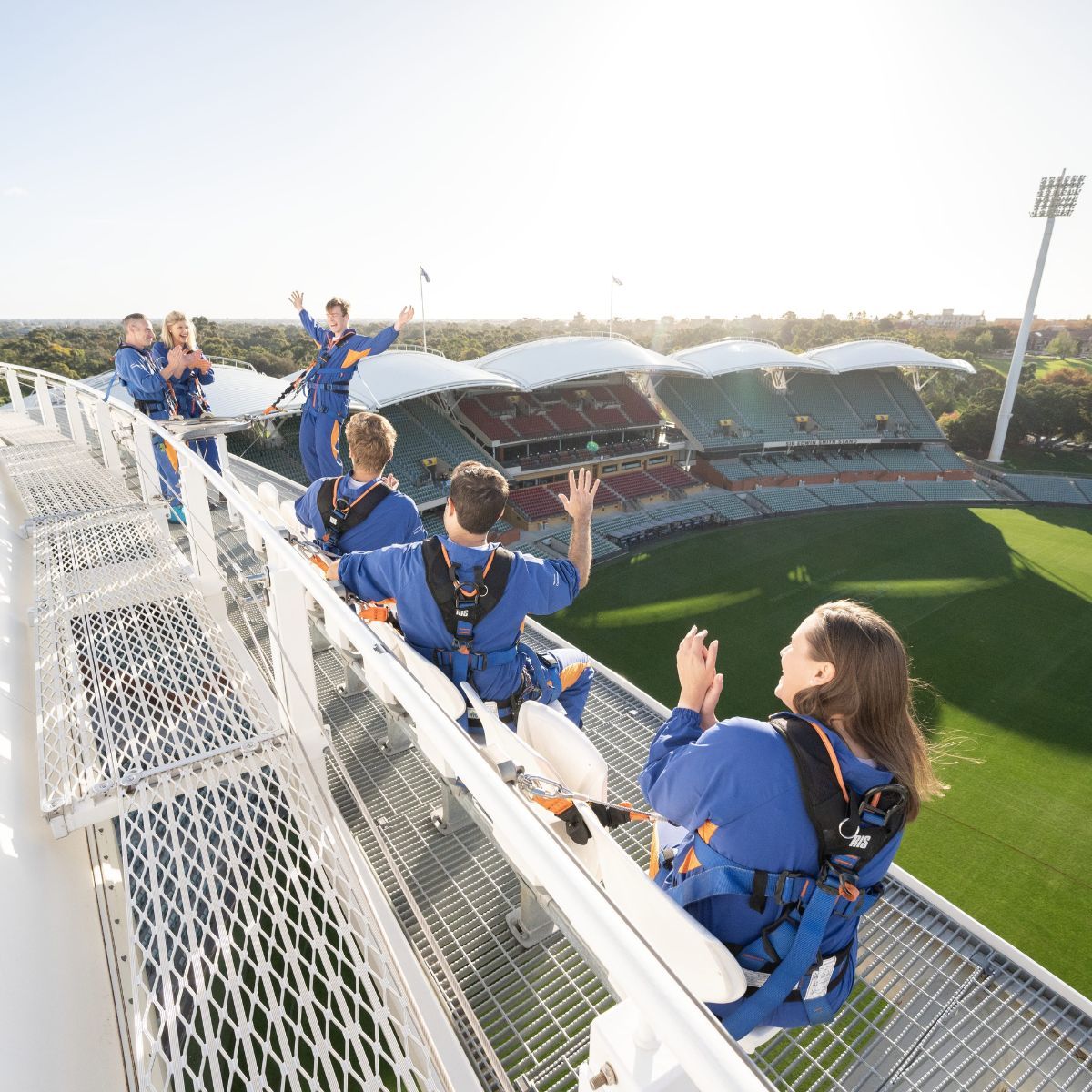 SP AU SA Adelaide Oval RoofClimb for NFL 2026 Season Kicks Off in Melbourne, Australia: Los Angeles Rams vs. San Francisco 49ers