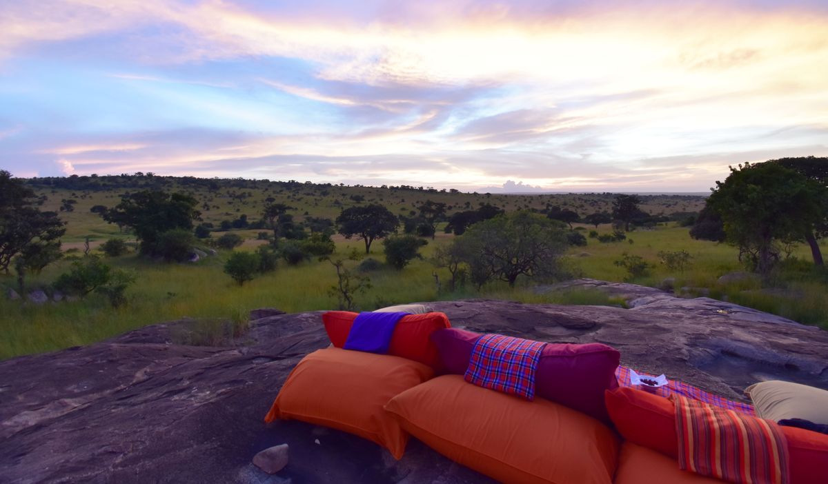 A perfect spot for sundowners in the bush