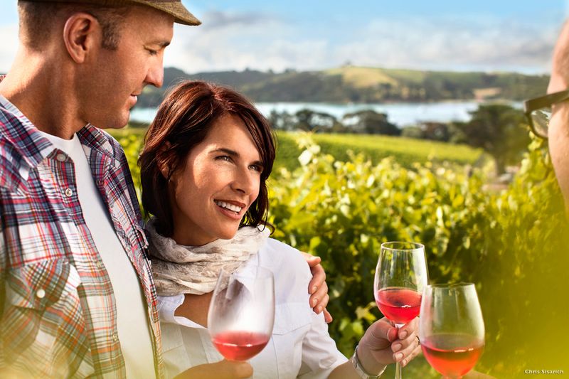 Wine tasting on Waiheke Island, Auckland | Photo Credit: Tourism New Zealand