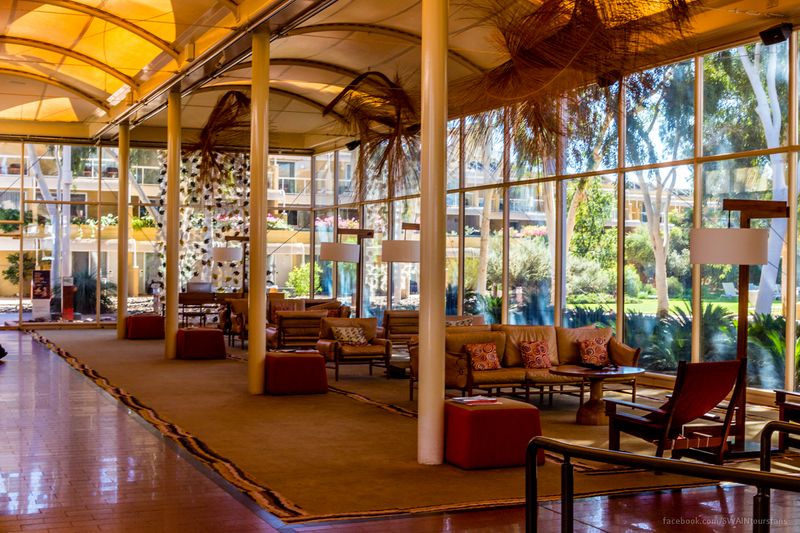 Walking through the Resort