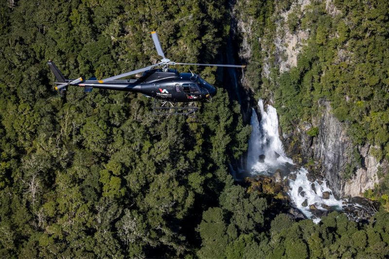 Mount Tarawera waterfall