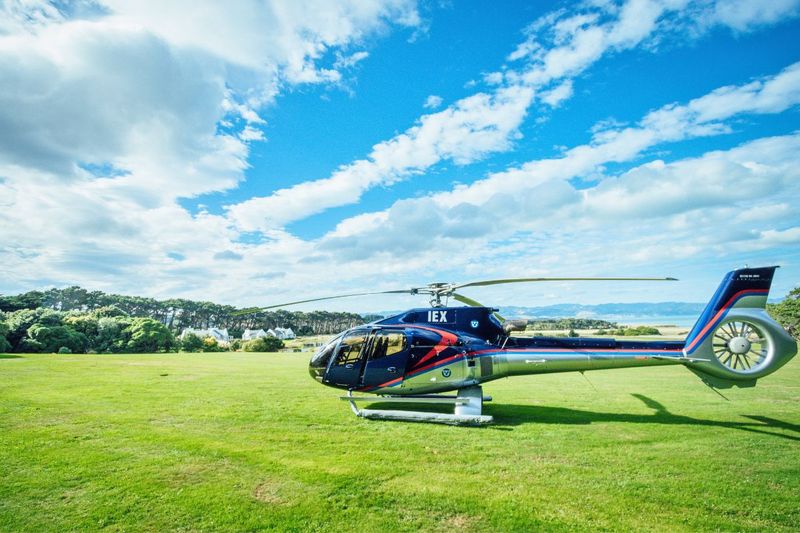 A grand arrival at Wharekauhau Country Estate.