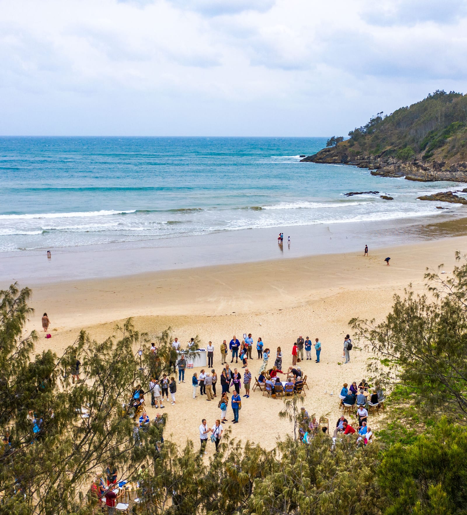 The Coffs Harbour coastline visited on a Great Southern Off Train Experience