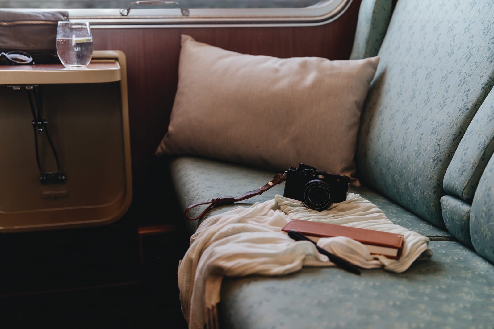 Gold-tier cabin interior aboard the Indian Pacific