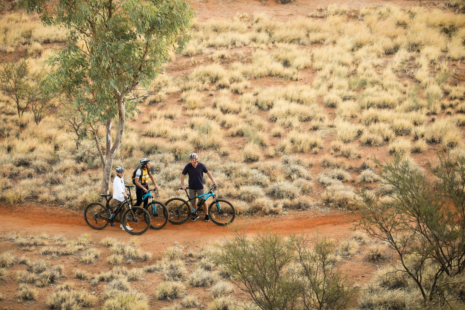 Guided e-bike excursion near Alice Springs on The Ghan Expedition