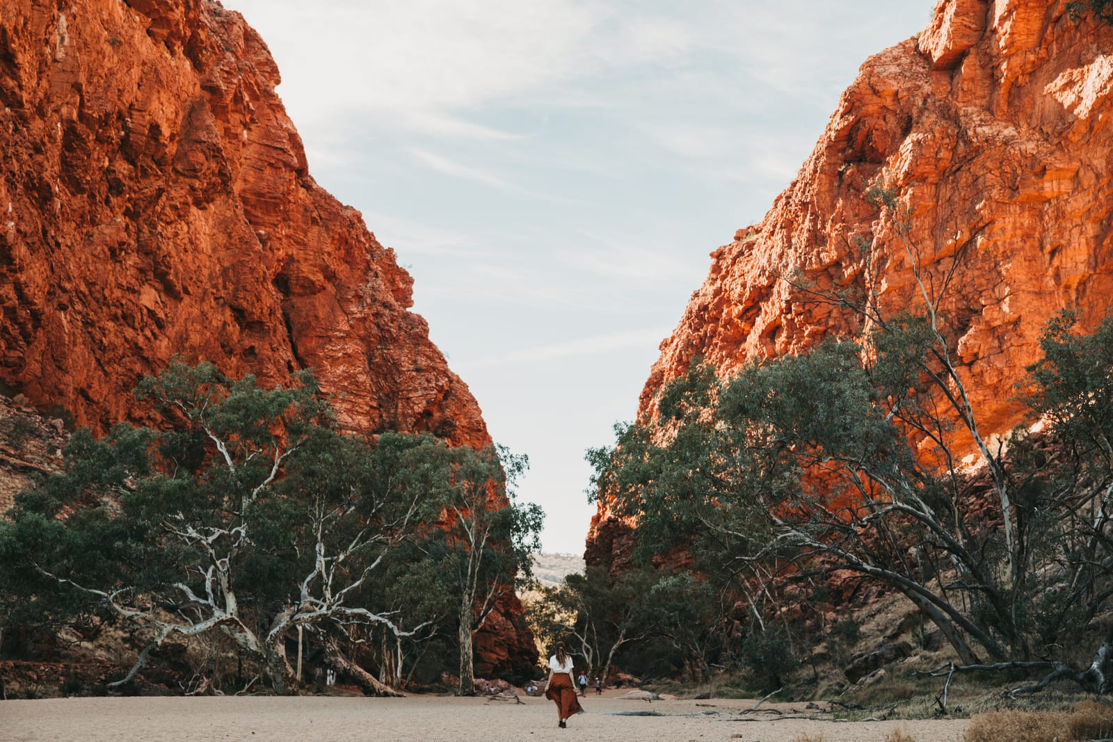 Simpsons Gap in the West MacDonnell Ranges near Alice Springs